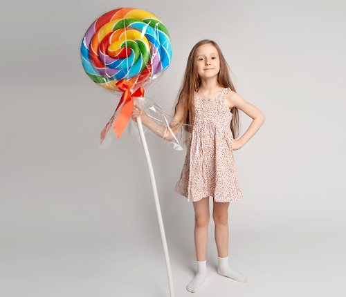 Decorukami Giant lollipop decoration - Fake giant lollipop - Candyland decor - Candy shop