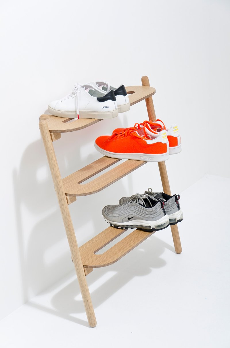 斜斜倚鞋架 / Heel Bar Shoe Tidy - 衣櫃/鞋櫃 - 木頭 