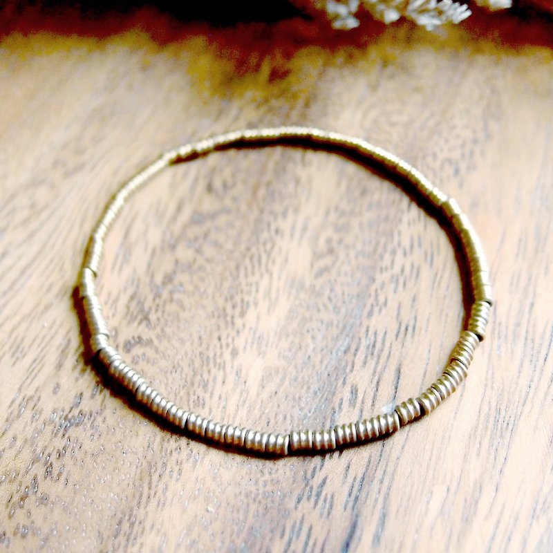 VIIART. Unprinted VI. Bronze bracelet - สร้อยข้อมือ - โลหะ สีทอง