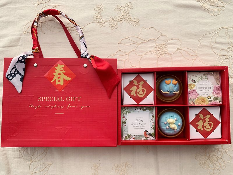 Xianglong Xianrui Spring Festival gift box set of 6 - สบู่ - น้ำมันหอม 