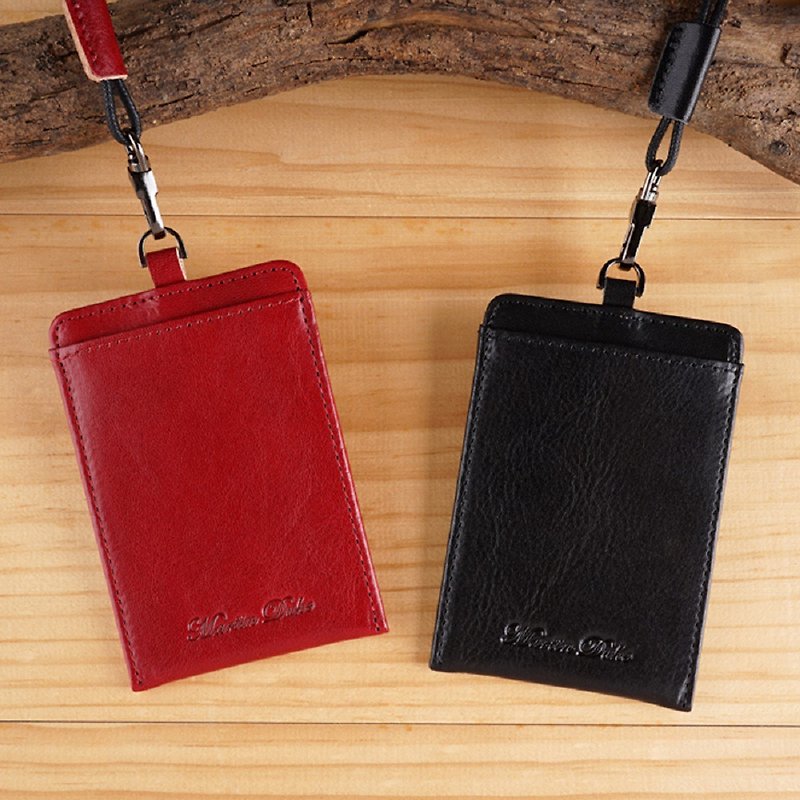 SVEN leather ID holder (Straight) - ID & Badge Holders - Genuine Leather Multicolor