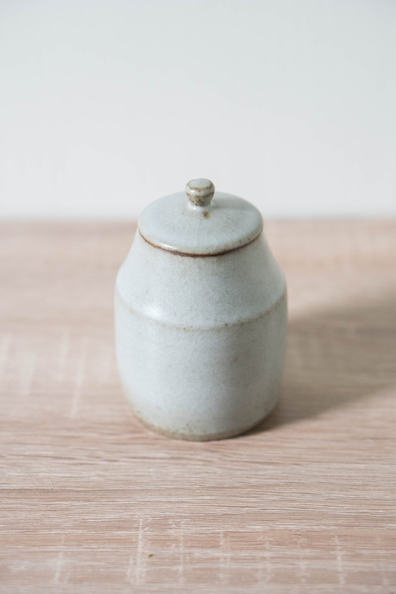 鎂白茶倉 | 茶罐 - 茶壺/茶杯/茶具 - 陶 白色