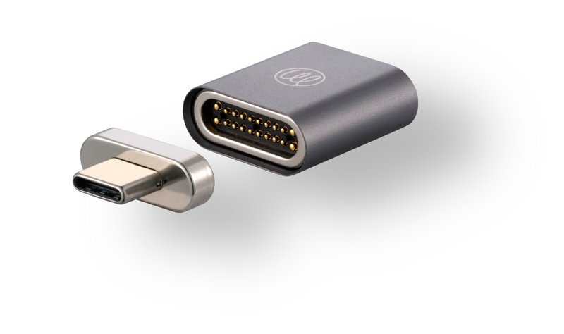 iEasy USB-C 磁吸轉接頭 支援 100W,10GB/s,4K 視頻&音頻 - 科技小物 - 其他材質 灰色