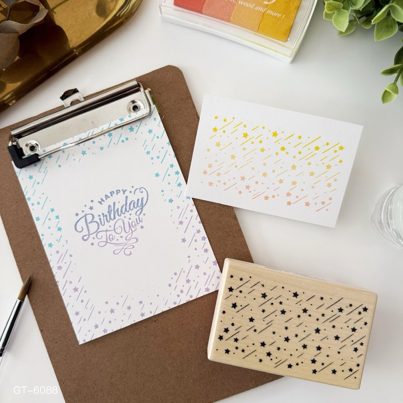 楓木印章-流星雨 GT-6088 - 印章/印台 - 木頭 