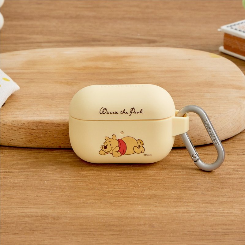 Disney小熊維尼-小熊維尼款托腮強悍防摔AirPods保護套 - AirPods/耳機保護套 - 塑膠 多色