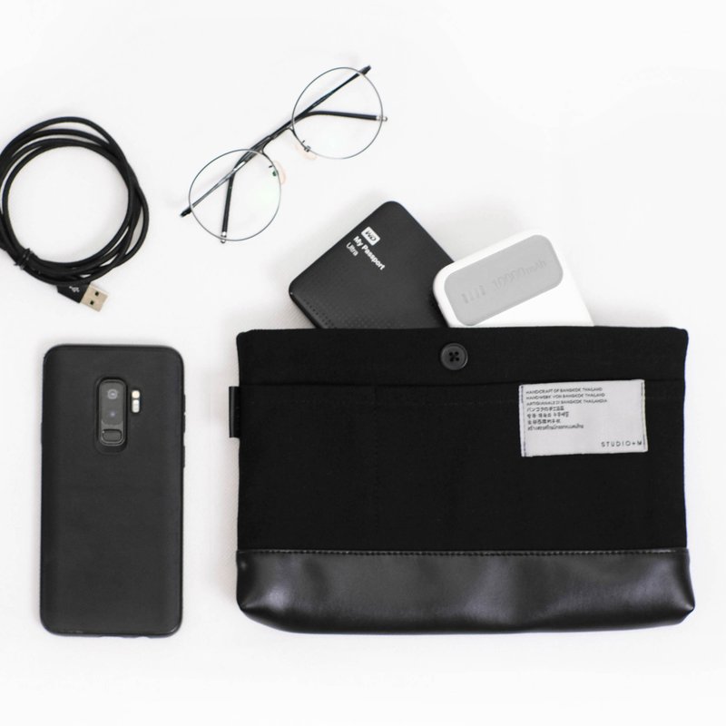JI-BPAA-TA Pouch #Black - 其他 - 聚酯纖維 黑色