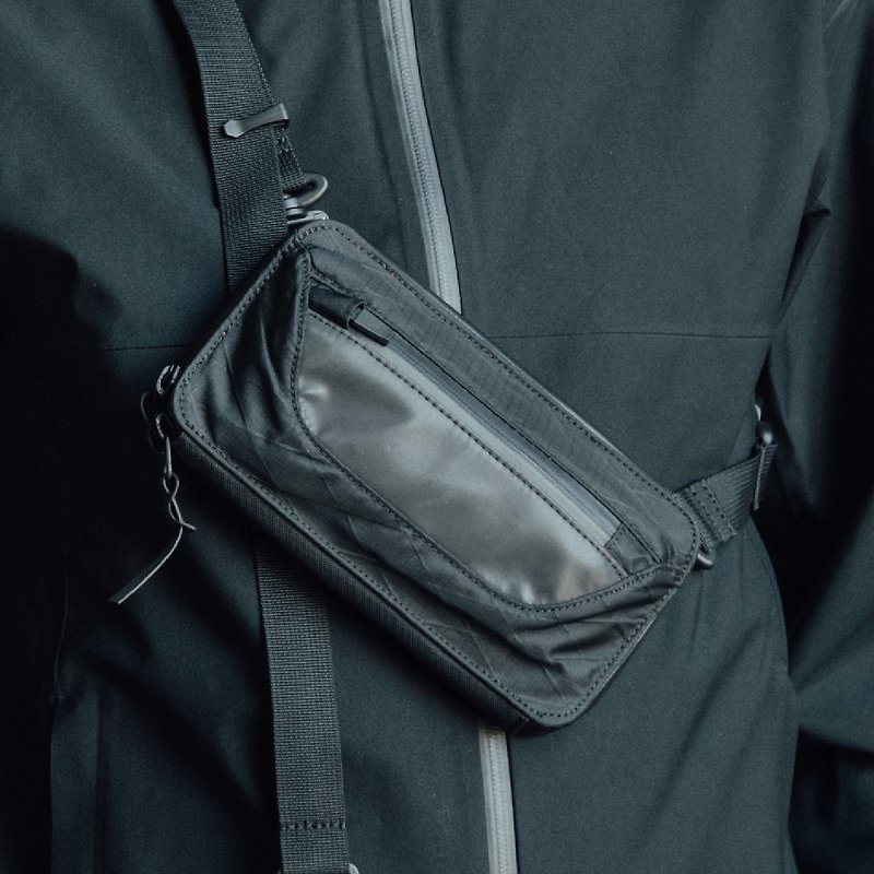 ANNEX CASE－Portable long clip - กระเป๋าสตางค์ - ไนลอน สีดำ