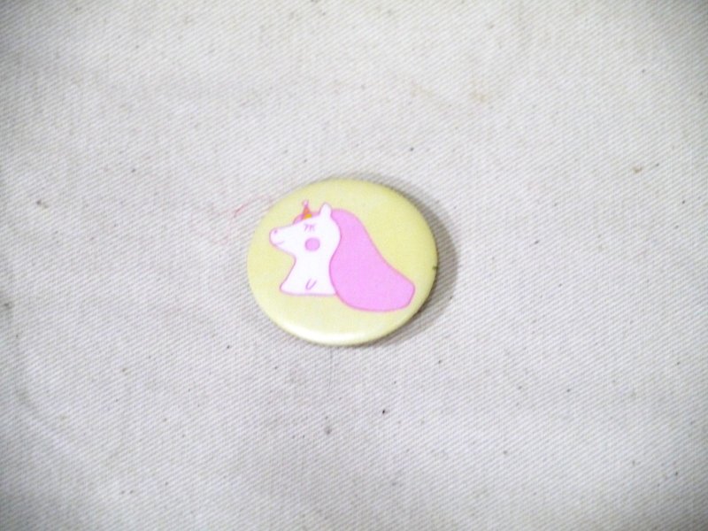 | Badge Magnet | Unicorn - Magnets - Waterproof Material Pink