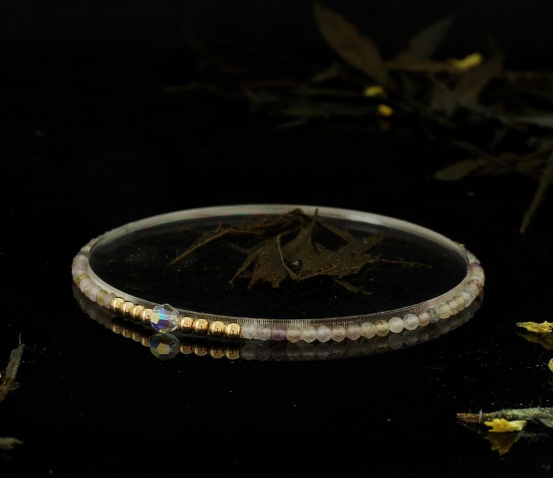 輕奢風 Super 7 14KGF Swarovski 水晶手鍊 - 手鍊/手環 - 寶石 