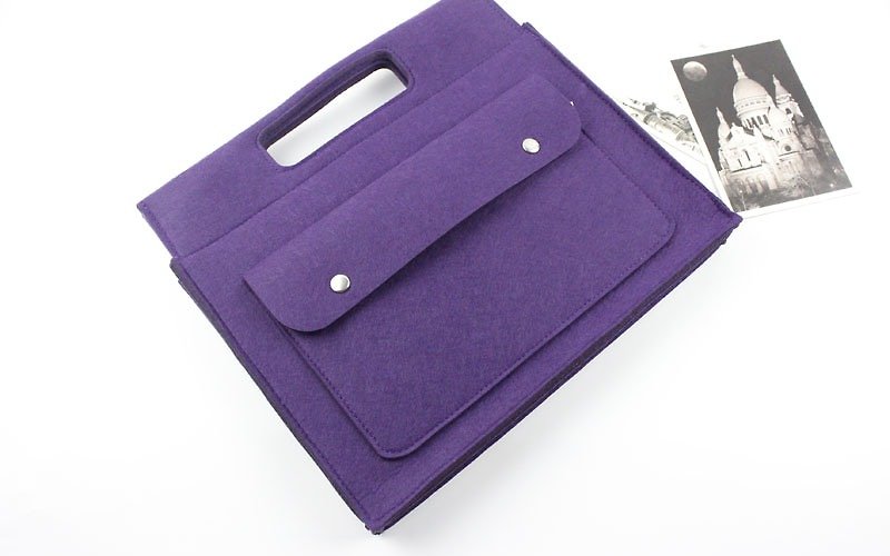 Limited Time Only Only One Perfold Felt Apple Computer Case Woolet MacBook 11 "Laptop Bag MacBook Air 11.6 - อื่นๆ - เส้นใยสังเคราะห์ 