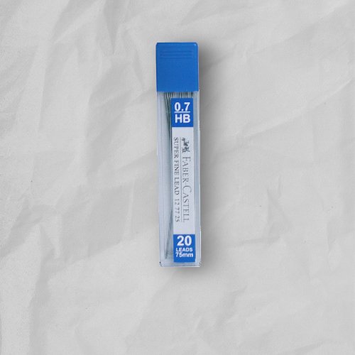 文聚 Faber-Castell 自動鉛筆筆芯(超長75mm) 0.7筆蕊HB-6入(原廠正貨