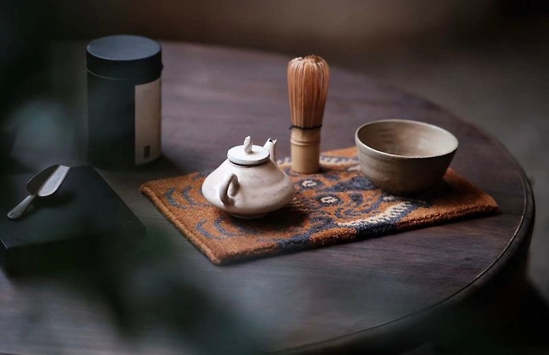 Yinhu Tea Talisman - Rugs & Floor Mats - Wool Khaki