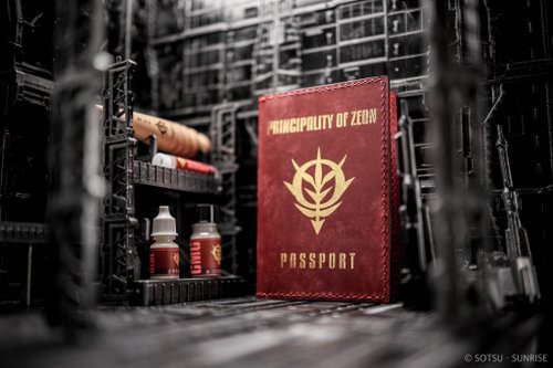 MS-06S CHAR'S ZAKU II 】Passport Holder - motto x GUNDAM