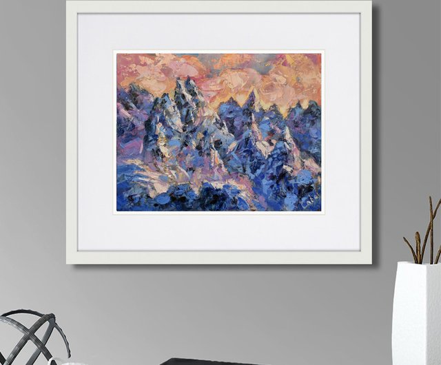 Amazon｜キャンバスに油絵 - 7 つの有名な壁アート - ウェスタン