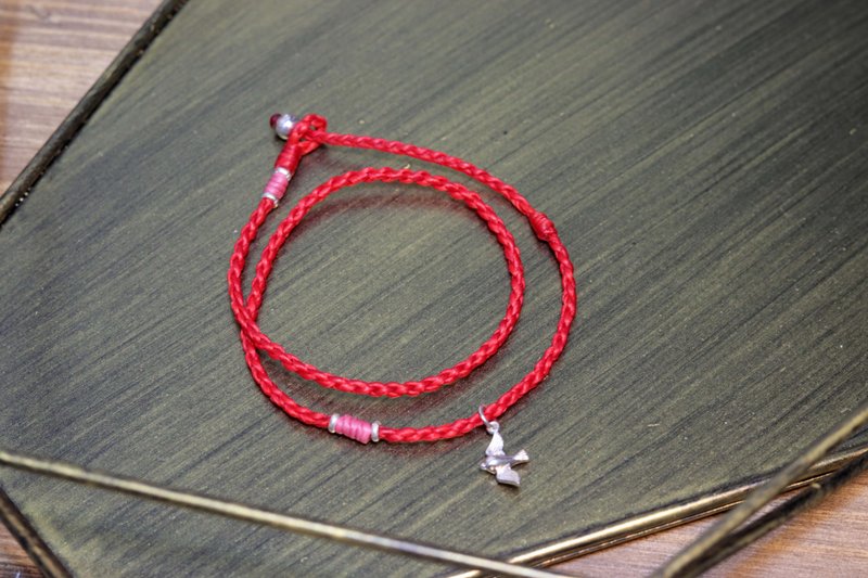 Red freedom - Bracelets - Polyester 