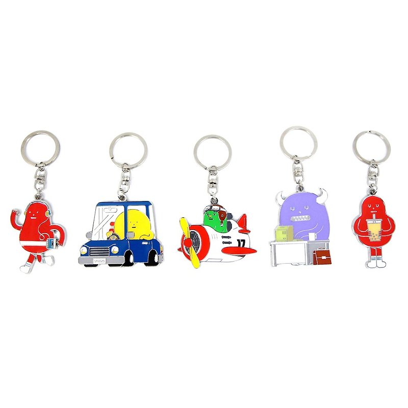 SML key ring-a total of five - Other - Other Materials Multicolor