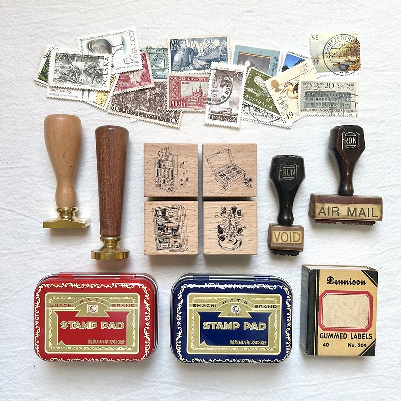 Storage of my treasure vol.2 (set of four) - Stamps & Stamp Pads - Wood 