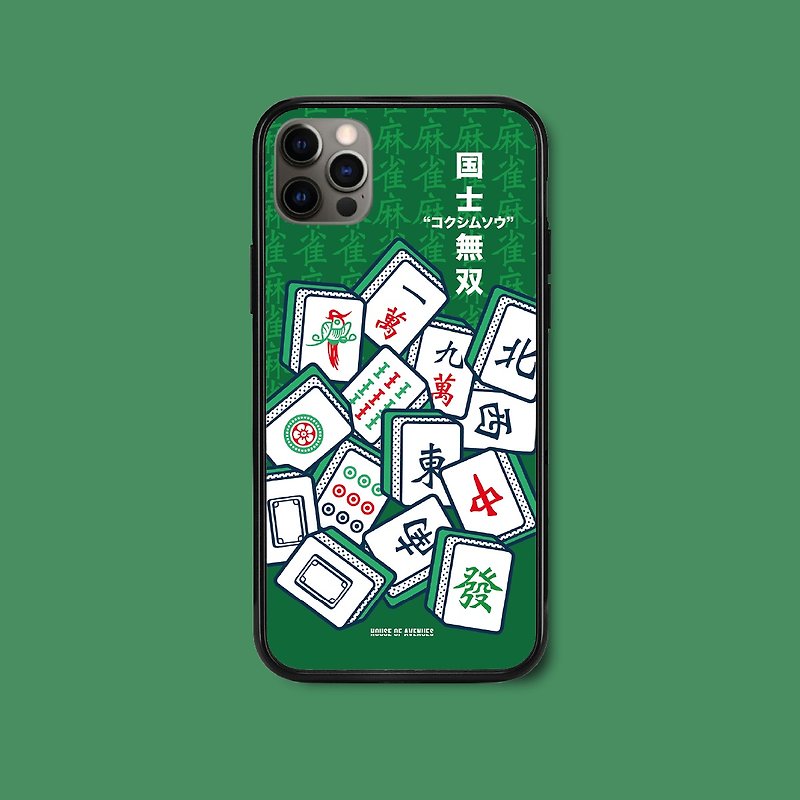 | HOA original design mobile phone case | MahJong series | STYLE H | - เคส/ซองมือถือ - พลาสติก สีเขียว