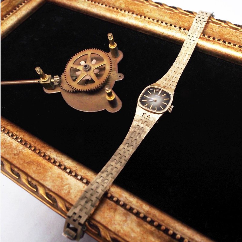 1970s 日本製Seiko 機械腕錶古董錶 - 女錶 - 其他金屬 金色