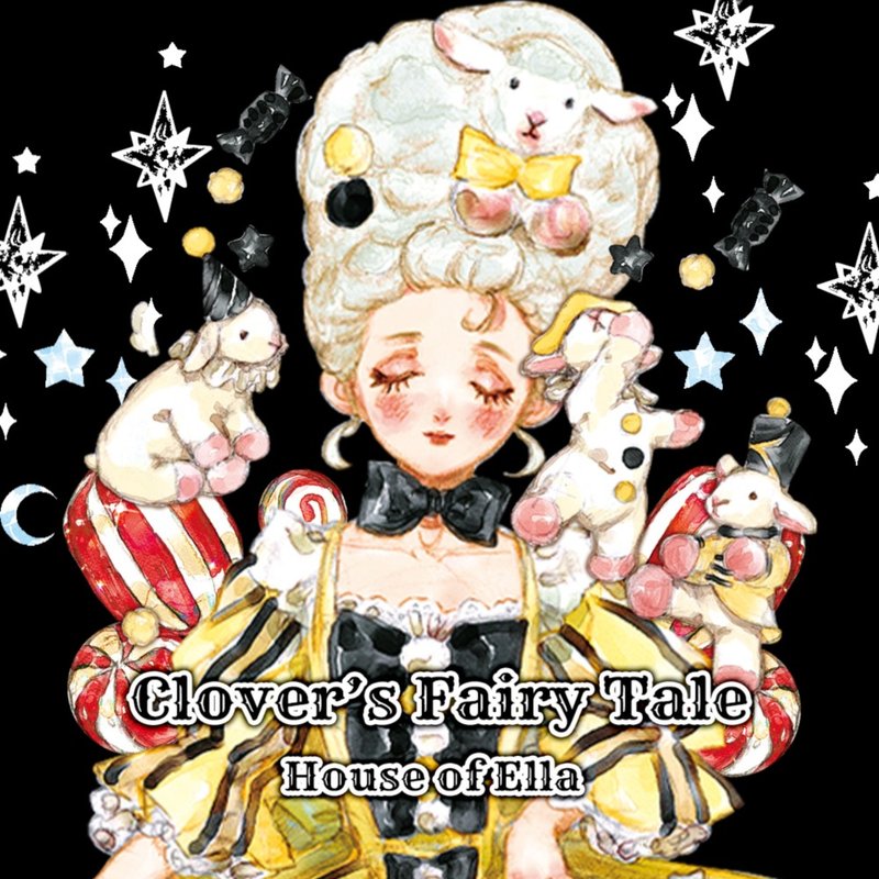 CLOVER'S FAIRYTALE sparkling sliver PET whasi tape - 紙膠帶/和紙/PET - 塑膠 透明