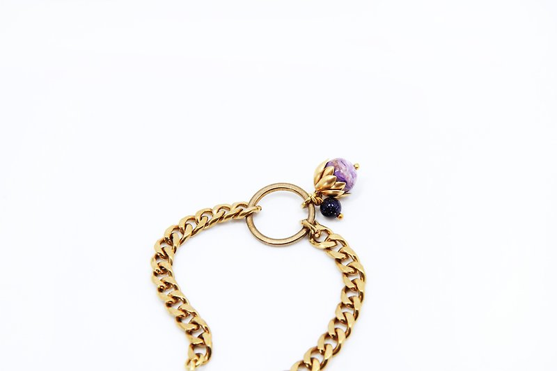 SHINE and BLOSSOM  Chunky chain bracelet - Bracelets - Copper & Brass 