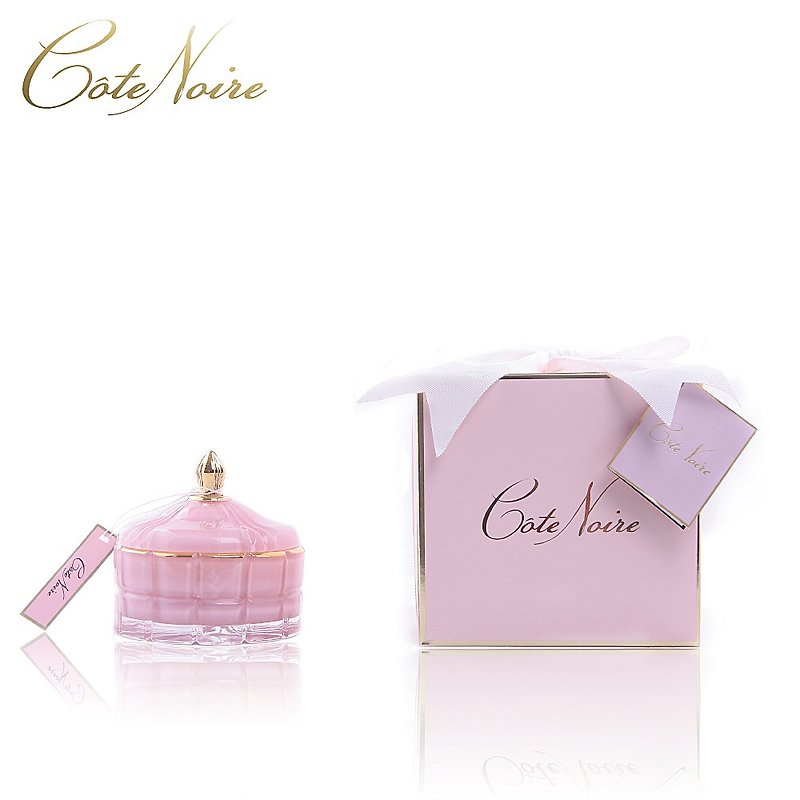 French Côte Noire Côteland Pink Champagne Art Scented Candle 185g GML45002 - Fragrances - Other Materials Pink