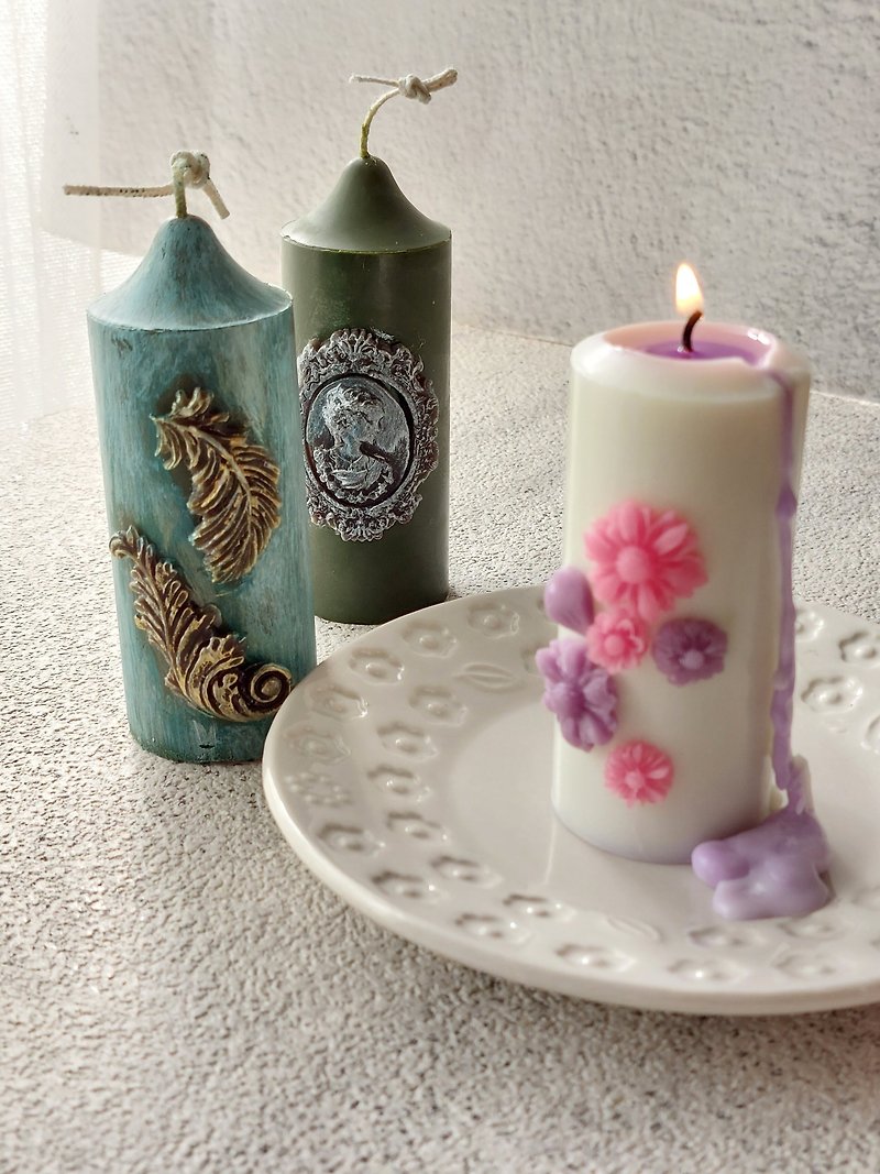 Retro candle lava candle course for 1 person - เทียน/เทียนหอม - ขี้ผึ้ง 