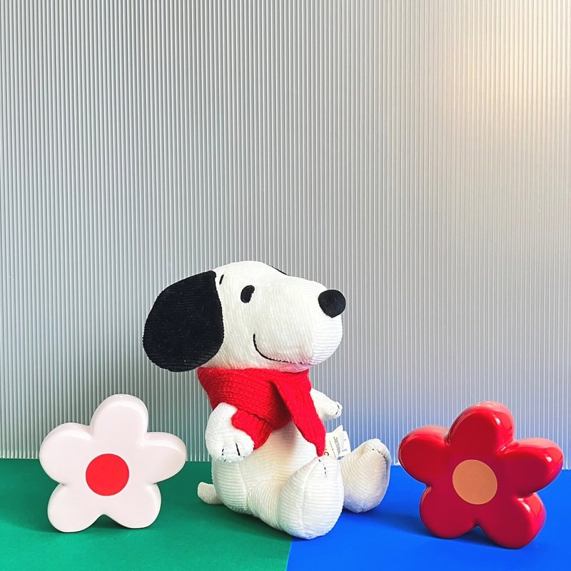 BON TON TOYS Snoopy Stuffed Doll-Scarf Dog 17cm - ตุ๊กตา - เส้นใยสังเคราะห์ หลากหลายสี