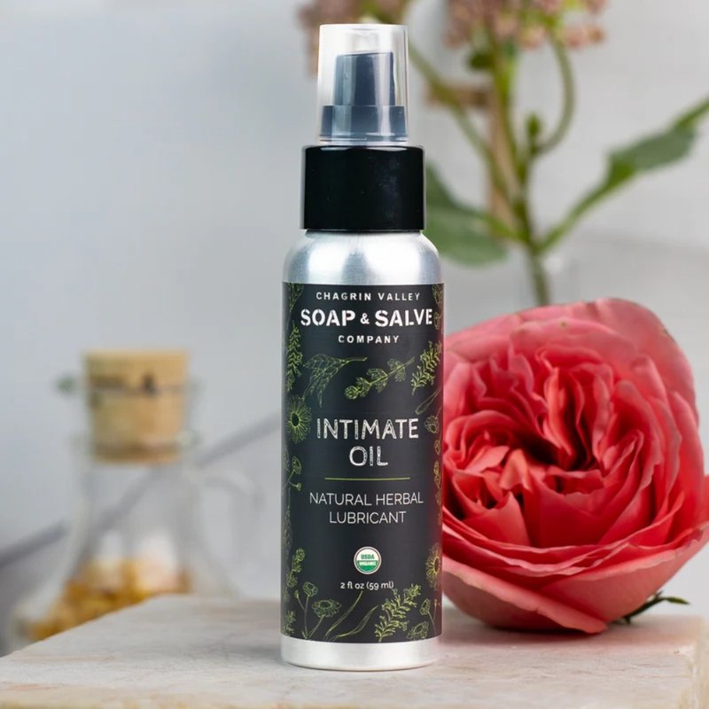 Organic INTIMATE OIL - ผลิตภัณฑ์ดูแลจุดซ่อนเร้น - น้ำมันหอม สีเขียว