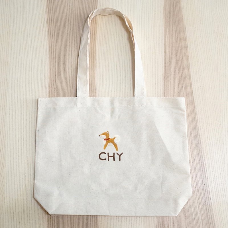 [Q-cute] Bag Series-Shiba Inu, Shiqi, Corgi-Add Characters/Customization - Handbags & Totes - Cotton & Hemp Multicolor