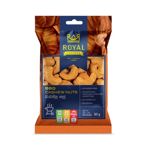 Royal Cashews - 皇家錫蘭腰果(香港) 燒烤味珍寶錫蘭腰果50克