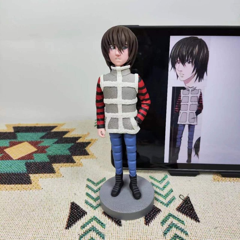 動漫 動畫 漫畫 小孩畫畫 繪圖 手繪 禮物訂製 客製化 人偶 公仔 - 公仔模型 - 黏土 多色