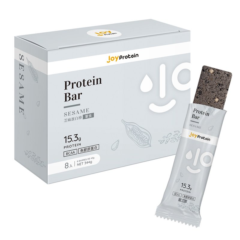 【JoyProtein】芝麻蛋白棒(47g*8支)每支15.3g蛋白質 - 養生/保健食品/飲品 - 其他材質 