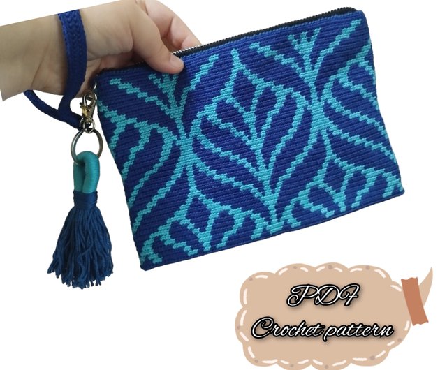 Mochila fashion tapestry crochet