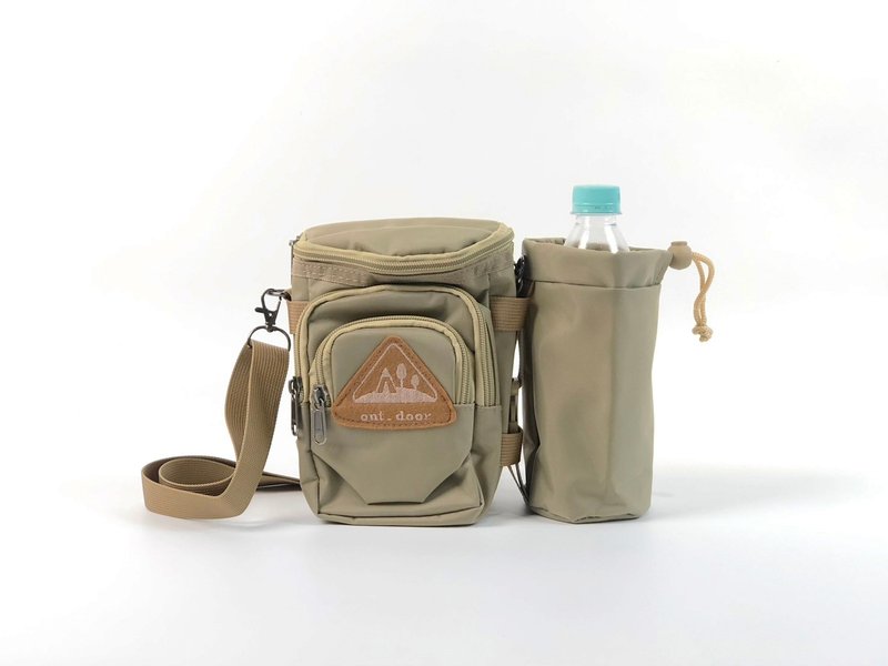 VA.outdoor/waterproof functional bag/water bottle bag/ Khaki - Messenger Bags & Sling Bags - Waterproof Material Khaki