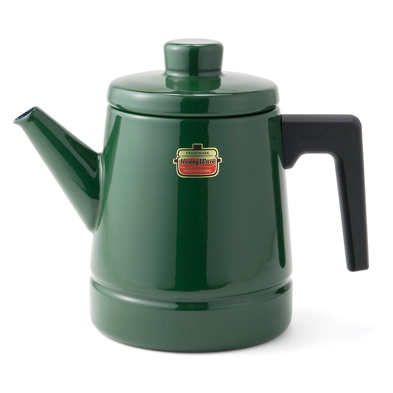 1.6L coffee pot - forest green - เครื่องทำกาแฟ - วัตถุเคลือบ 
