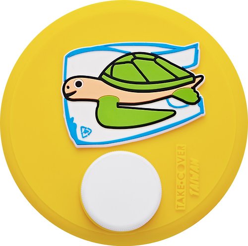 TAKE-COVER 拿蓋子台灣好品行 【拿蓋子2冰霸杯蓋】-保護海龜免吸管-主題冰霸杯蓋