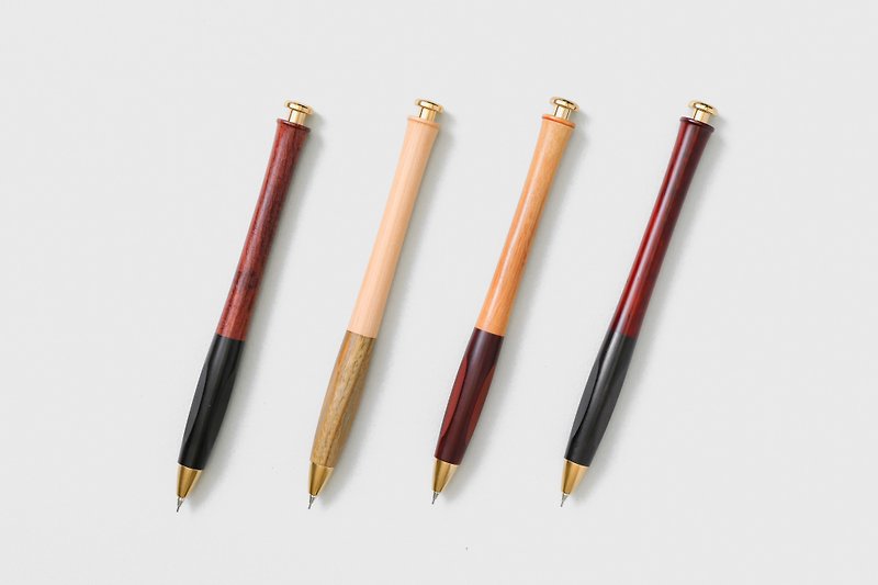 【Jeantopia】丸太自動ペン 0.5mm 木製デザイン | レーザー彫刻はギフトとしてカスタマイズ可能 - その他のペン - 木製 
