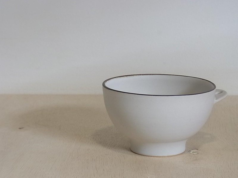 Cafe au lait bowl white - Bowls - Pottery White