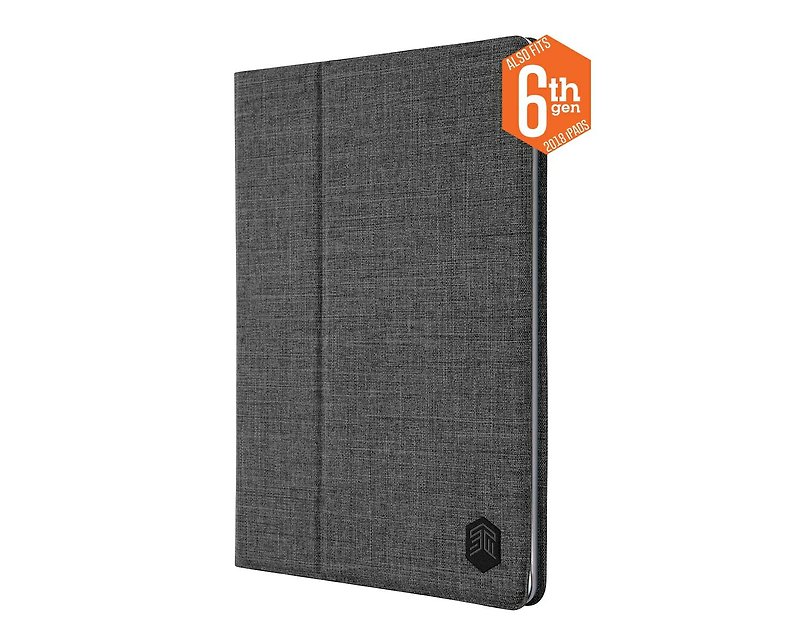 [STM] Atlas iPad 9.7 吋 Universal High Quality Flip Plate Protector (Carbon Ash) - Tablet & Laptop Cases - Plastic Gray