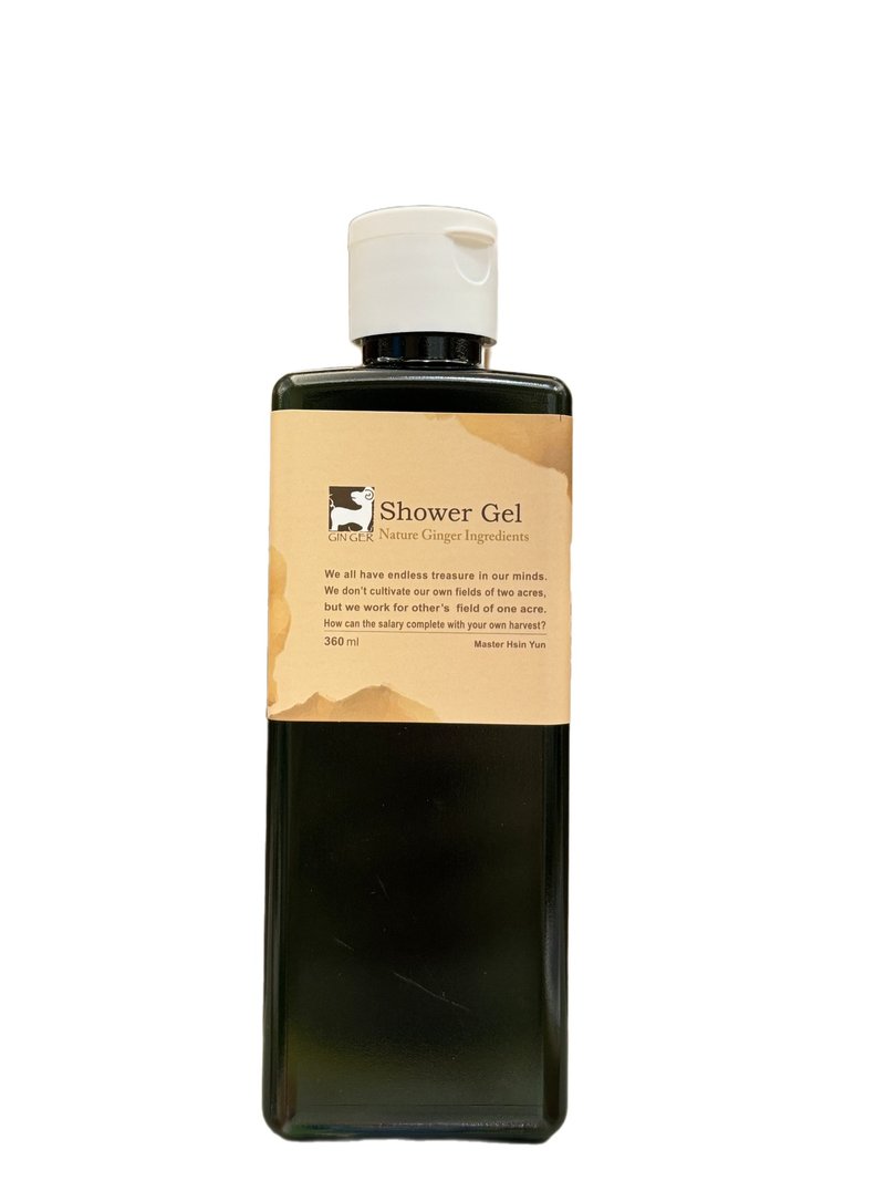 【GIN-GER】原萃薑芬沐浴露 360ml(掀蓋頭) - 沐浴乳/沐浴用品 - 濃縮/萃取物 