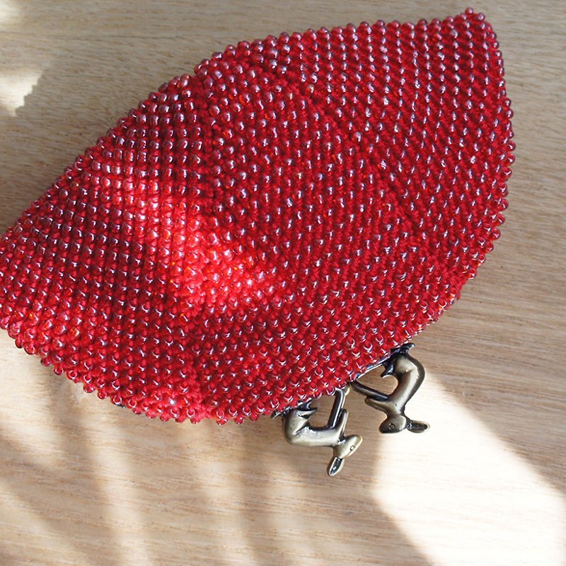 Ba-ba handmade Beads crochet pouch No.1434
