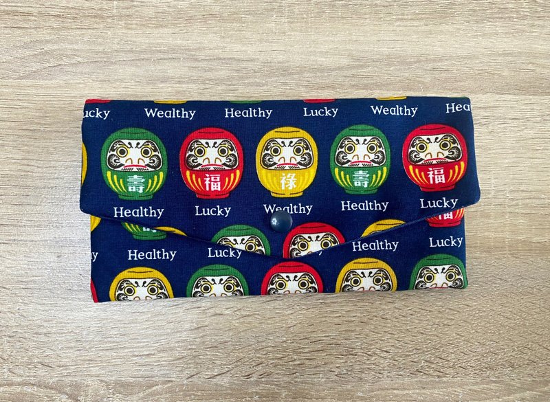 福神 七彩達摩 紅包袋  口罩收納袋  存摺包   多功能小包 可愛獨 - 利是封/揮春 - 棉．麻 