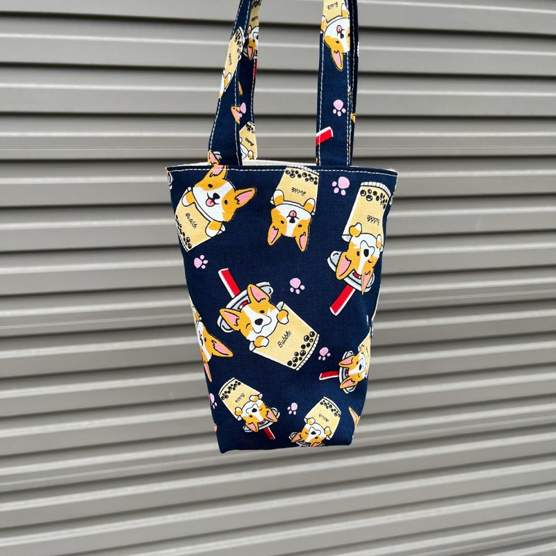 Jane Milk Corgi| - Handbags & Totes - Cotton & Hemp Multicolor