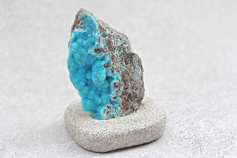 SHIZAI SHIZAI-ヘテロオーライト鉱石ベース - 置物 - 宝石 ブルー