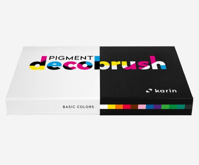 Basic - Acrylic Brush - Pigment DecoBrush (12 Colors) - Shop karin