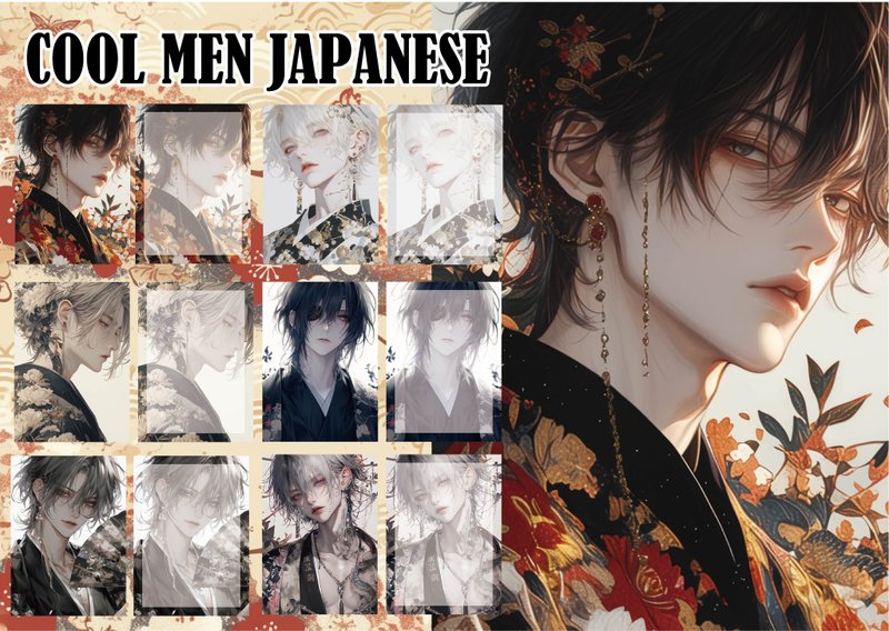 MEMO COOL MEN JAPANESE - 筆記本/手帳 - 紙 多色