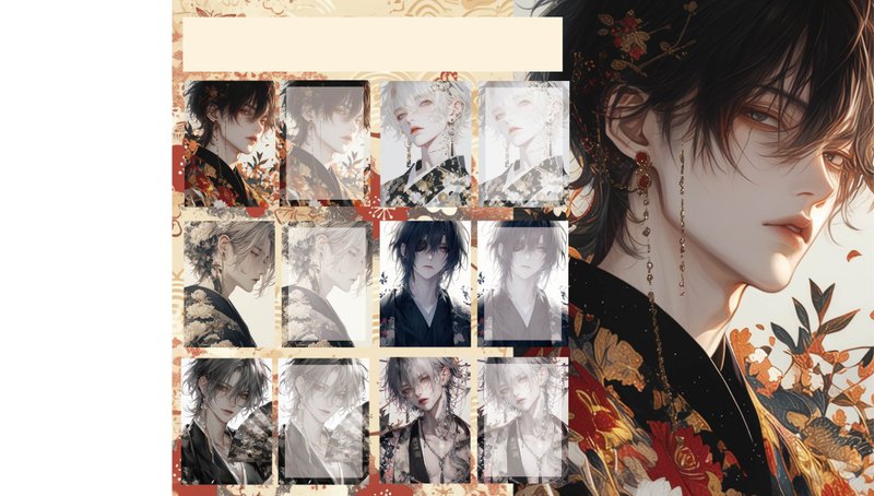 MEMO COOL MEN JAPANESE - 筆記本/手帳 - 紙 多色