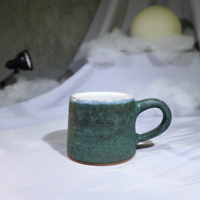 Kwai Green Mini Yamagata Cup-approx. 100ml, teacup, mug, water cup, coffee cup - แก้วมัค/แก้วกาแฟ - ดินเผา หลากหลายสี