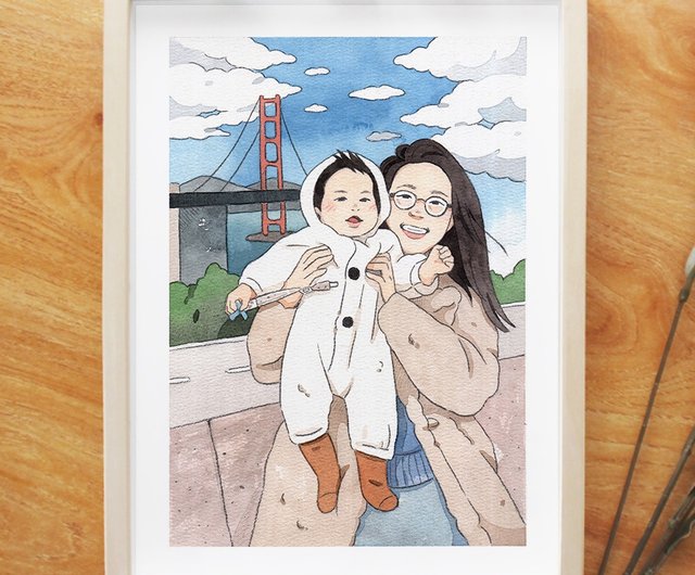 ともちゃん 似顔絵ギフト 制作 寄せ書きが出来る似顔絵色紙＊1名様 プレゼント、ギフトに